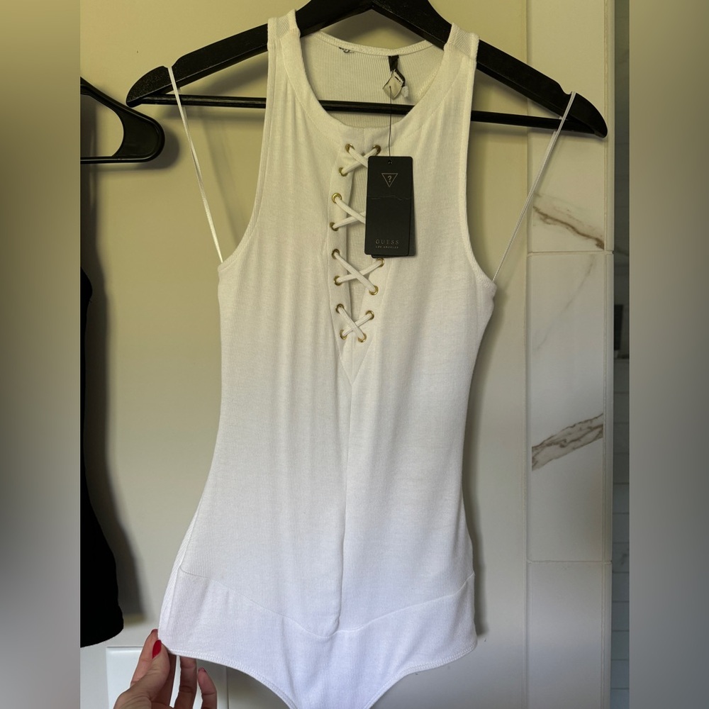 New Guess sexy white bodysuit!